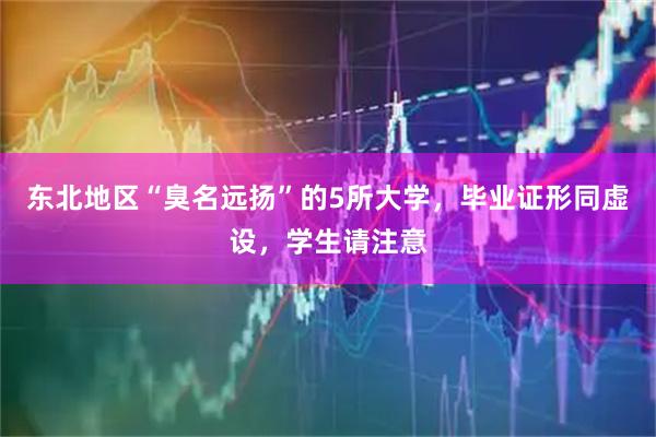 东北地区“臭名远扬”的5所大学，毕业证形同虚设，学生请注意