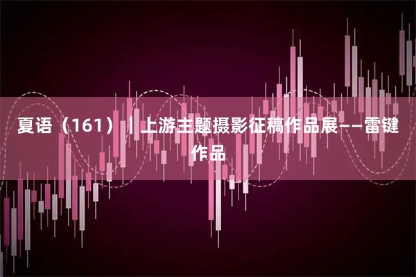 夏语（161）｜上游主题摄影征稿作品展——雷键作品